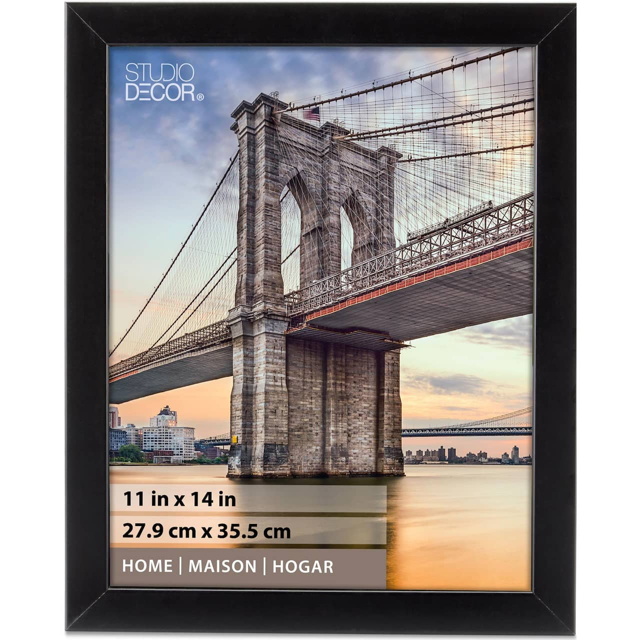 Home Flat Black Frame by Studio Décor®